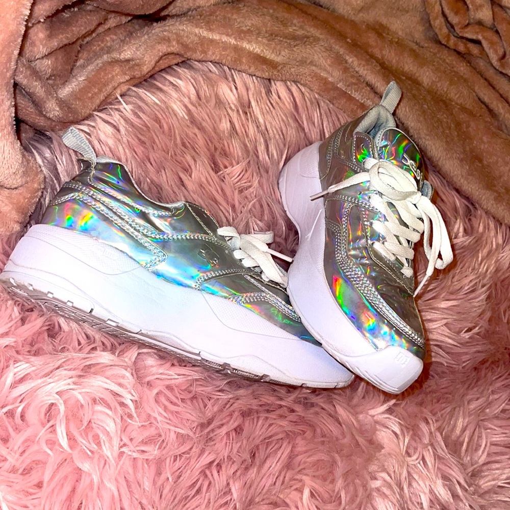 DC Holographic Platform Shoes